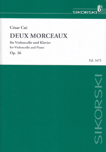 Cui, 2 Morceaux op. 36 (Sikorski)