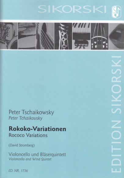 Tchaikovsky, Rokoko-Variationen (Vc,Wind (Sikorski)