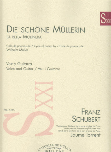 Schubert, Schoene Mullerin (Voice,Guit) (Boileau)