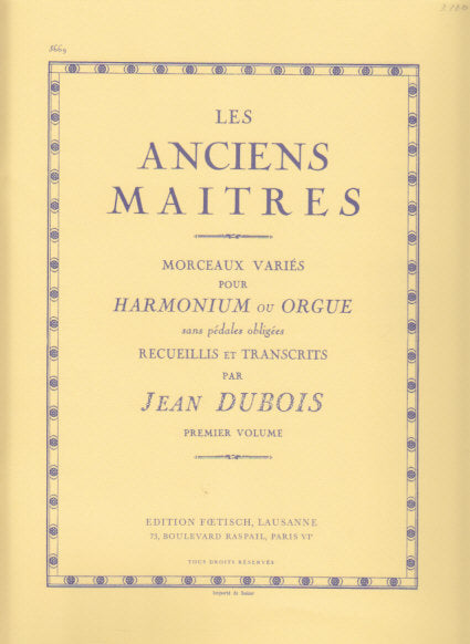 Anciens Maitres 1 (J. Dubois) (Foetisch)
