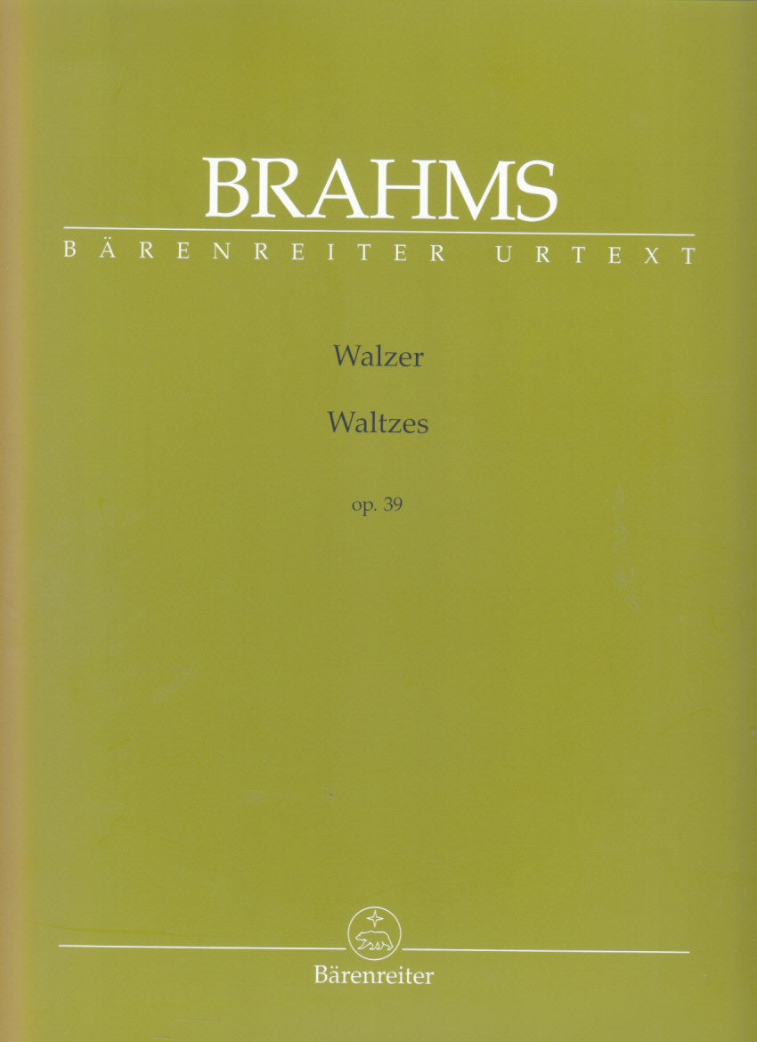 Brahms, Walzer op. 39 (w. Fing.) (Barenreiter)
