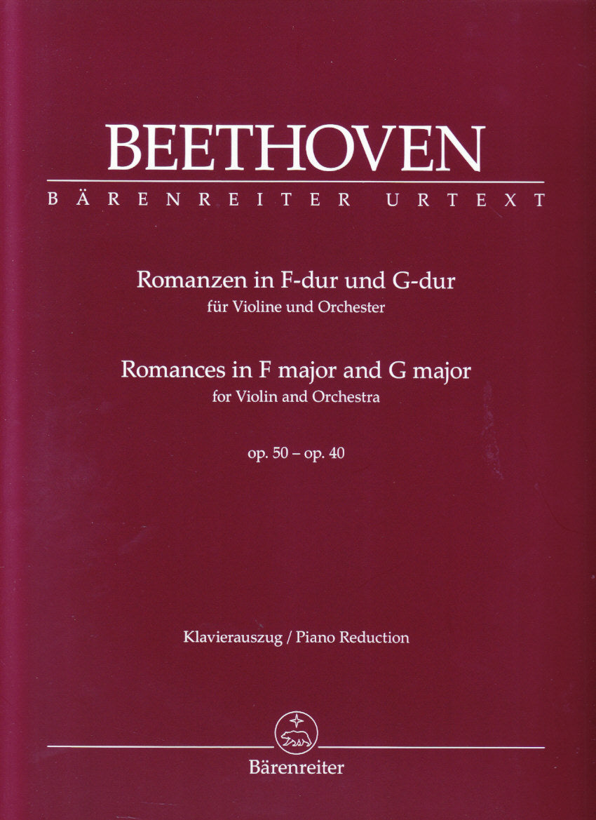 Beethoven, Romanzen op. 40, 50 (Del Mar) (Barenreiter)