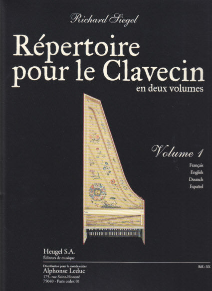 Siegel, Repertoire pour le Clavecin 1 (Heugel)