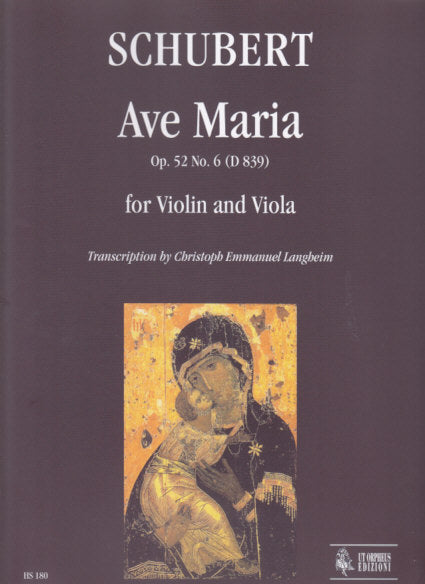 Schubert, Ave Maria D 839 op. 52/6 (Ut Orpheus)