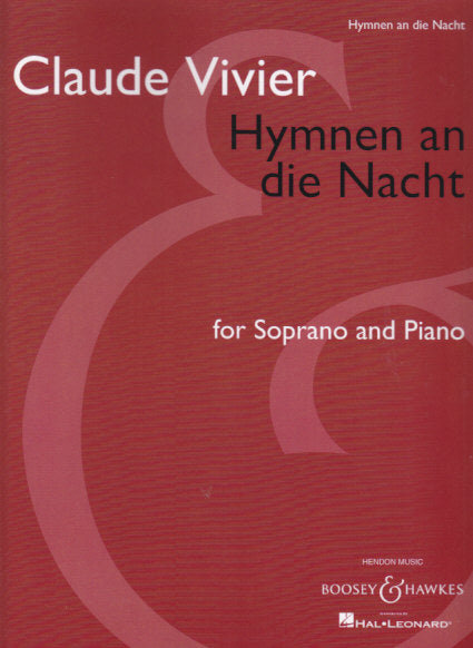 Vivier, Hymnen an die Nacht (Sop,Pf) (Boosey)