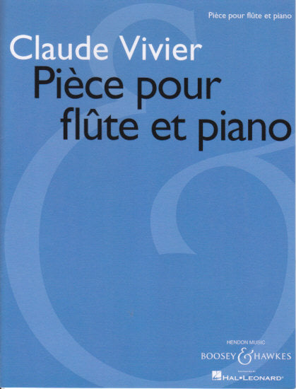 Vivier, Piece pour flute et piano (Boosey)