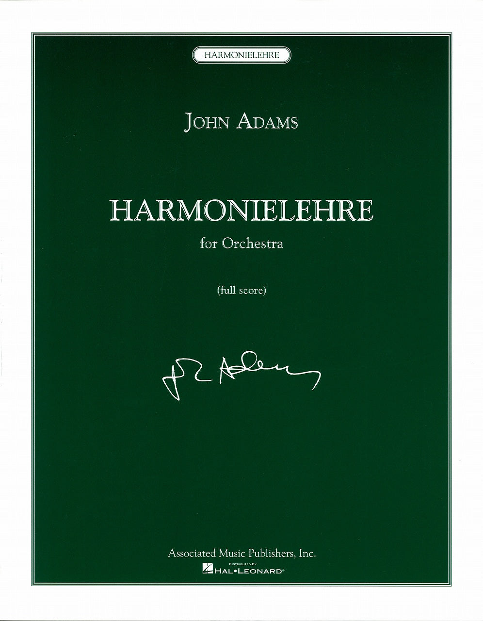 Adams, Harmonielehre (corr. 2004) (AMP)