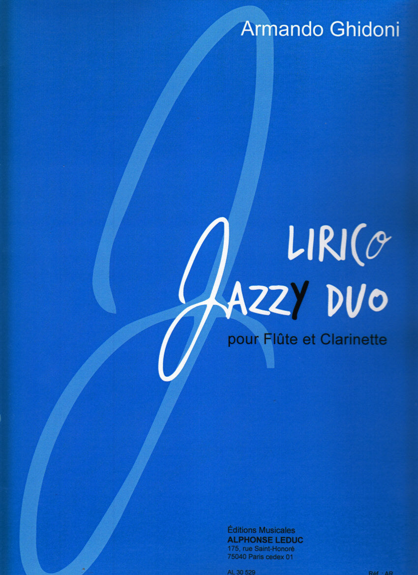 Ghidoni, Lirico Jazzy Duo (Fl,Cl) (Leduc)