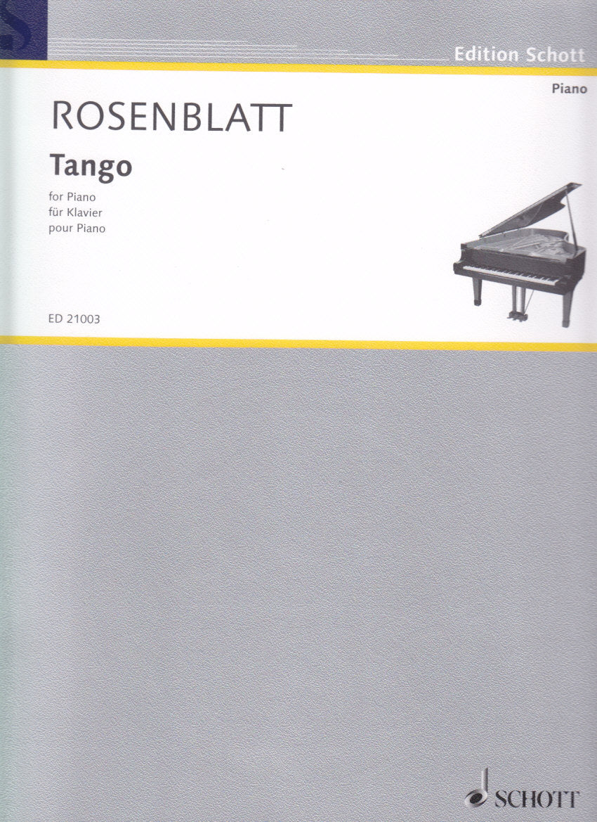 Rosenblatt, Tango for Piano (Schott)