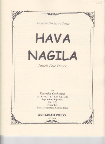 Hava Nagila: Israeli Folk Dance (Arcadian Press)