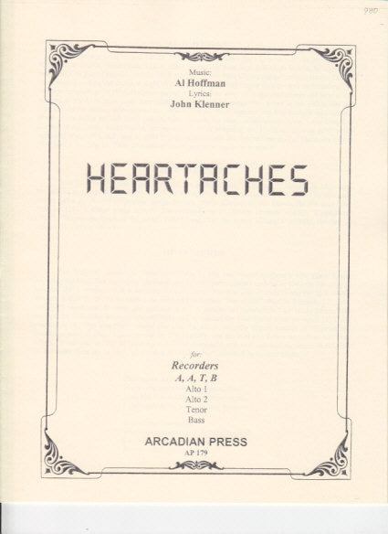 Hoffman, Heartaches (Arcadian Press)
