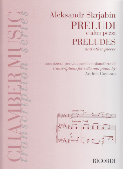 Scriabin, Preludes and other pieces (Ricordi)