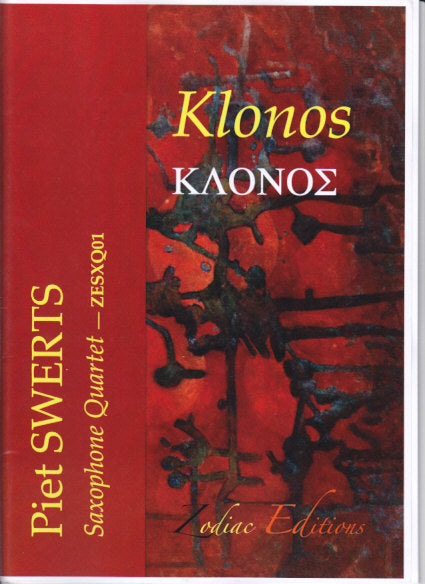 Swerts, Klonos (SATBr Sax) (Zodiac Editions)
