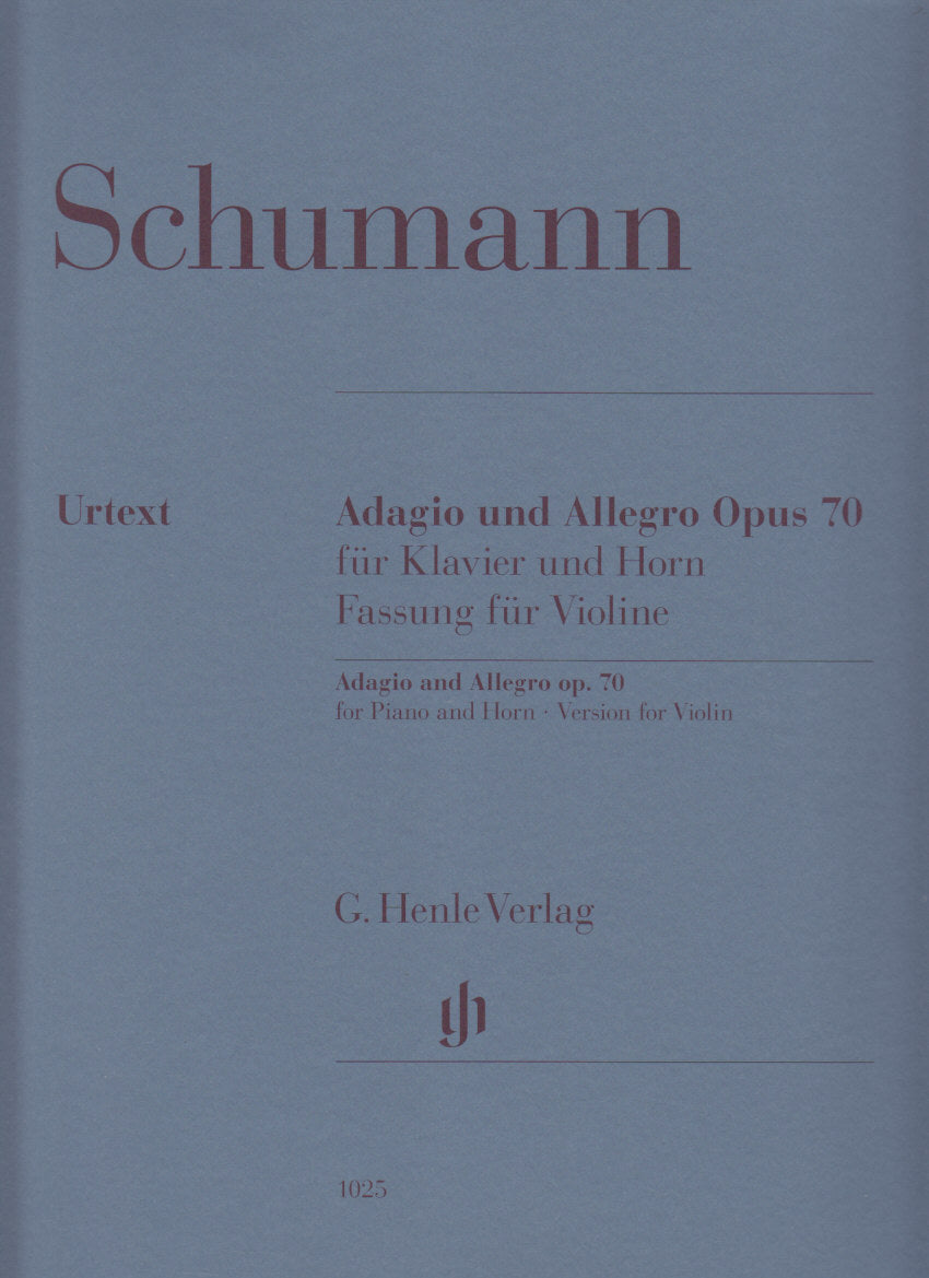 Schumann, Adagio und Allegro op. 70 (Henle)