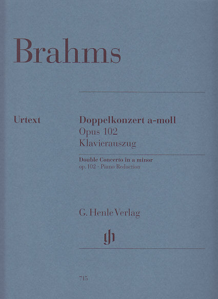 Brahms, Concerto op. 102 in a (Vn,Vc,Pf) (Henle)