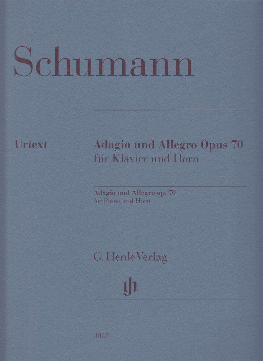 Schumann, Adagio und Allegro op. 70 (Henle)