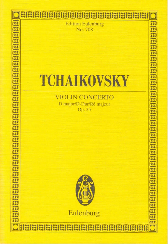 Tchaikovsky, Concerto for Violin op. 35 (Eulenburg)