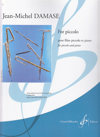 Damase, For piccolo (Pic,Pf) (Billaudot)