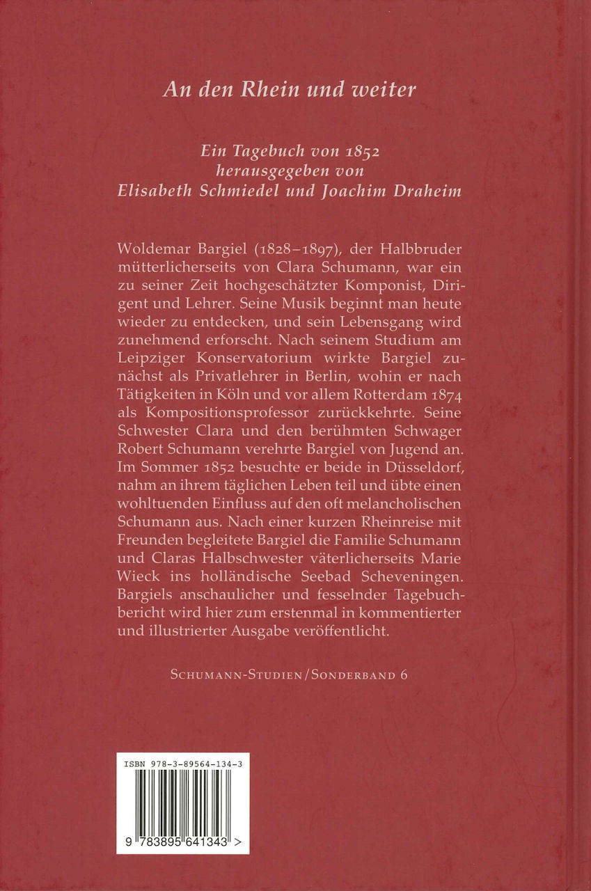 An den Rhein und weiter: W. Bargiel (Studiopunkt Verlag)
