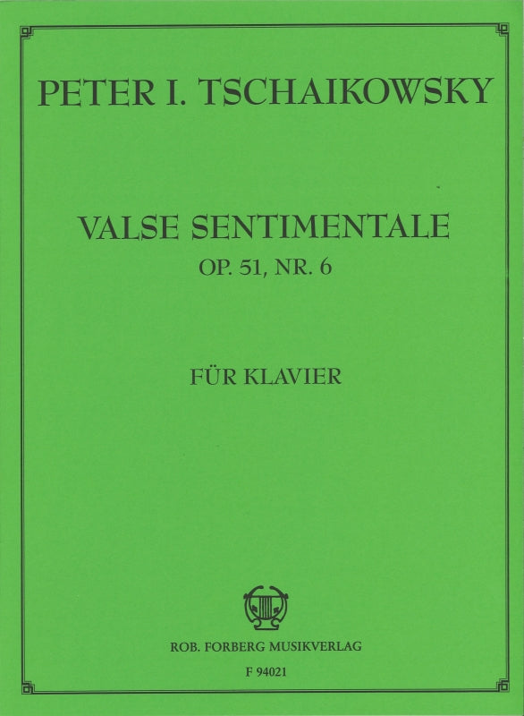 Tchaikovsky, Valse sentimentale op. 51/6 (Forberg)