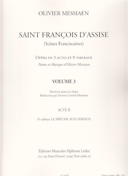 Messiaen, Saint-Francois 3 tabl. 6 (Leduc)
