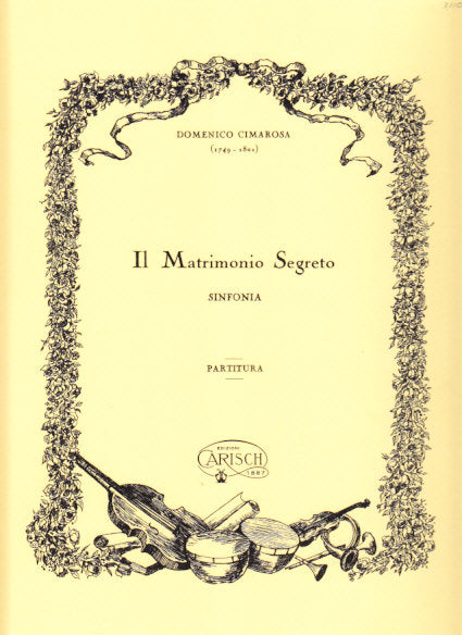Cimarosa, Matrimonio segreto, Sinfonia (Carisch)