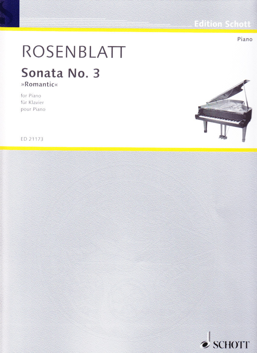 Rosenblatt, Sonata No. 3 'Romantic' (Schott)