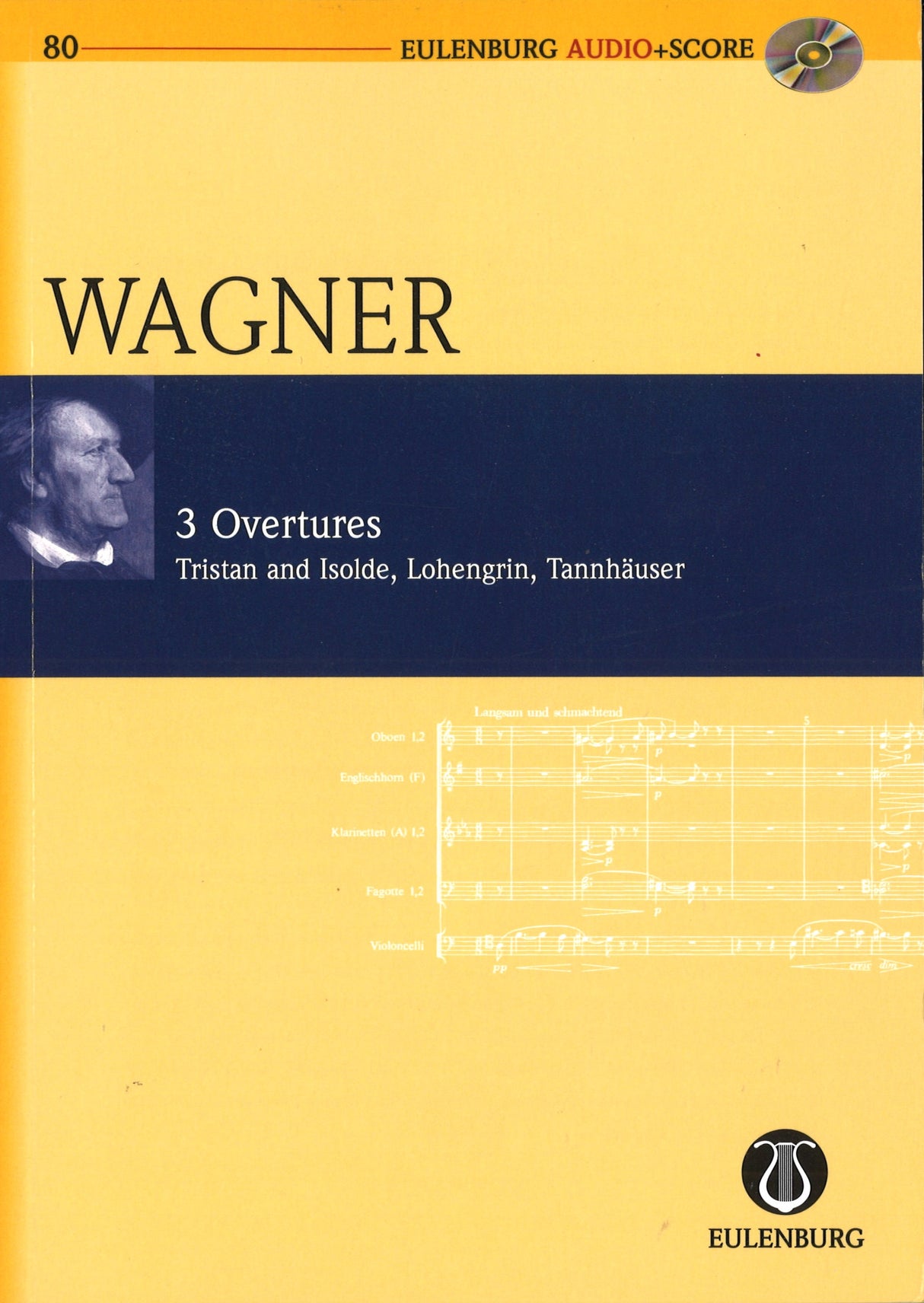 Wagner, 3 Overtures (+CD) (Eulenburg)