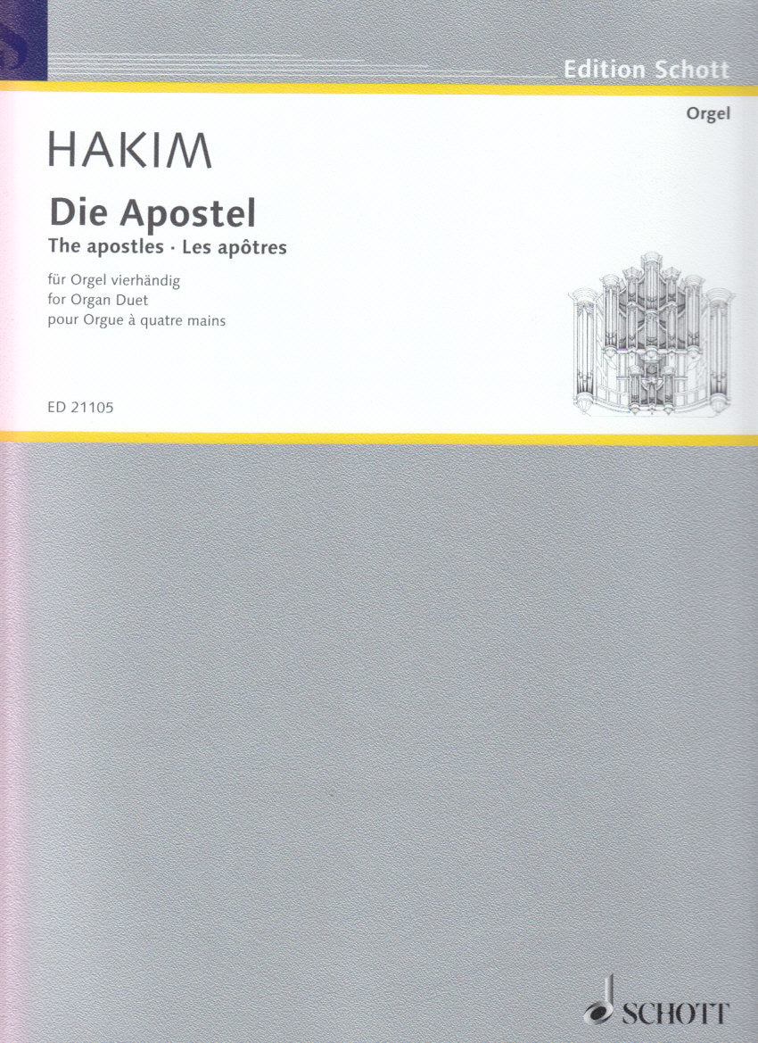 Hakim, Apostel (2011) (Org 4 Hands) (Schott)