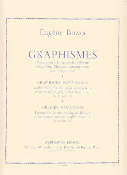 Bozza, Graphismes (Leduc)