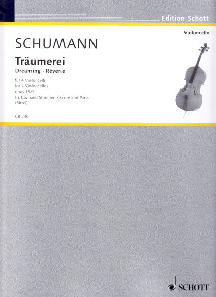 Schumann, Traumerei op. 15/7 (4Vc) (Schott)