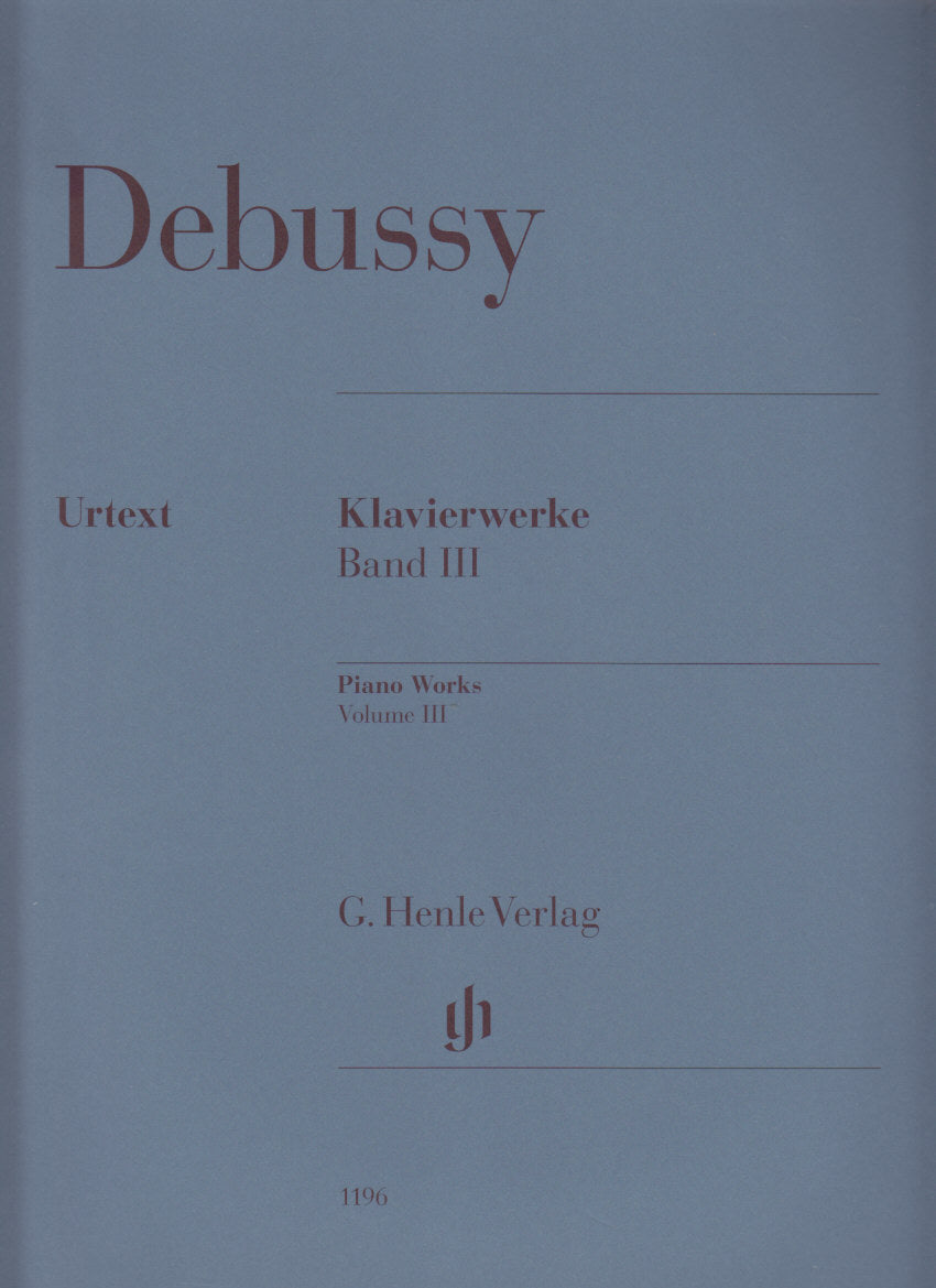 Debussy, Klavierwerke 3 (Henle)
