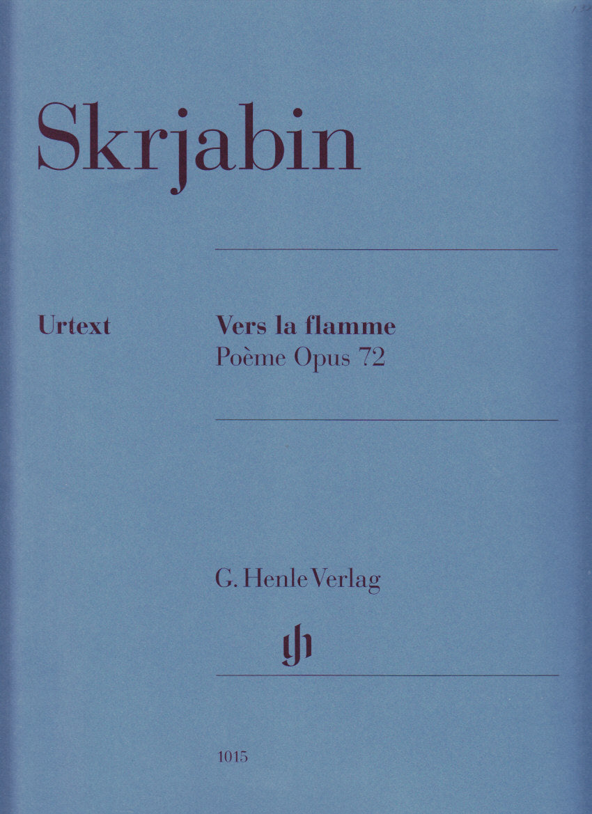 Scriabin, Vers la flamme, poeme op. 72 (Henle)