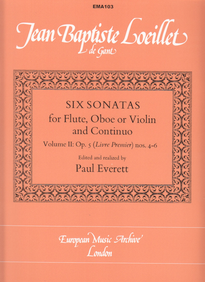 Loeillet, Sonatas op. 5/i/4-6 (European Music Archive)