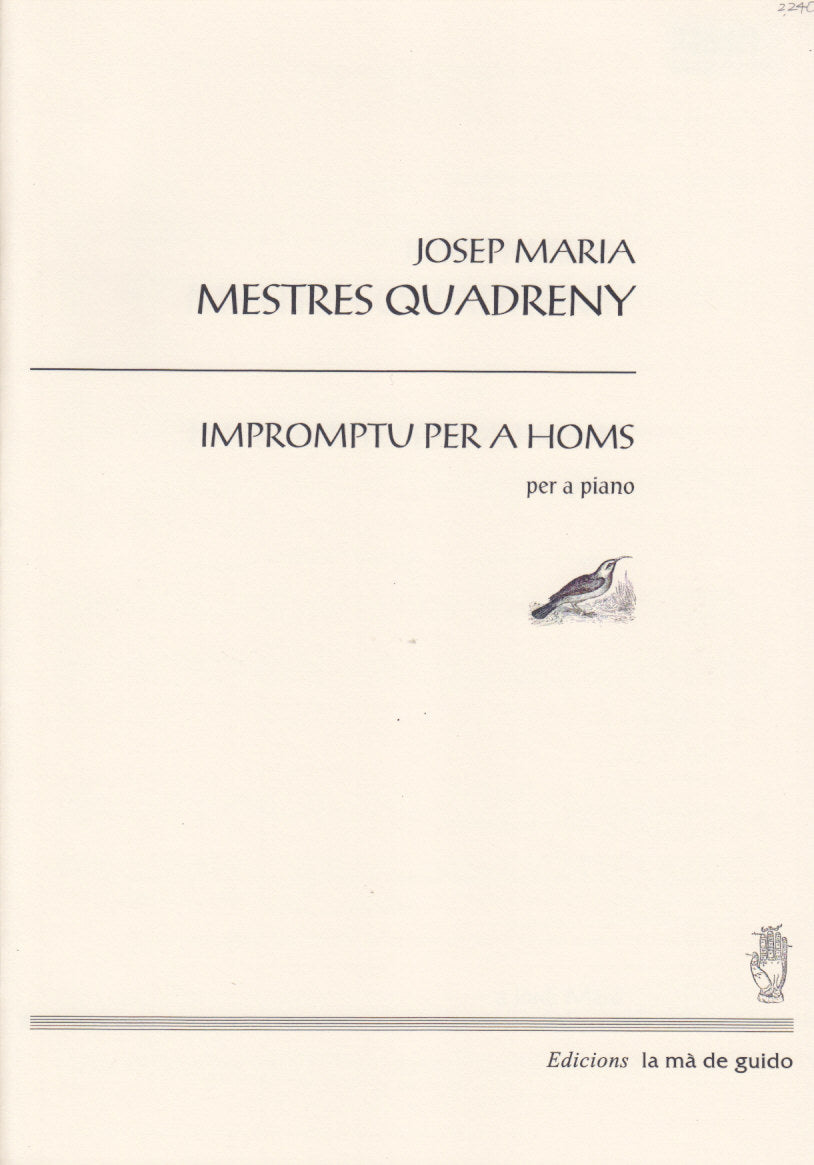 Mestres Quadreny, Impromptu per a Homs (La Ma de Guido)
