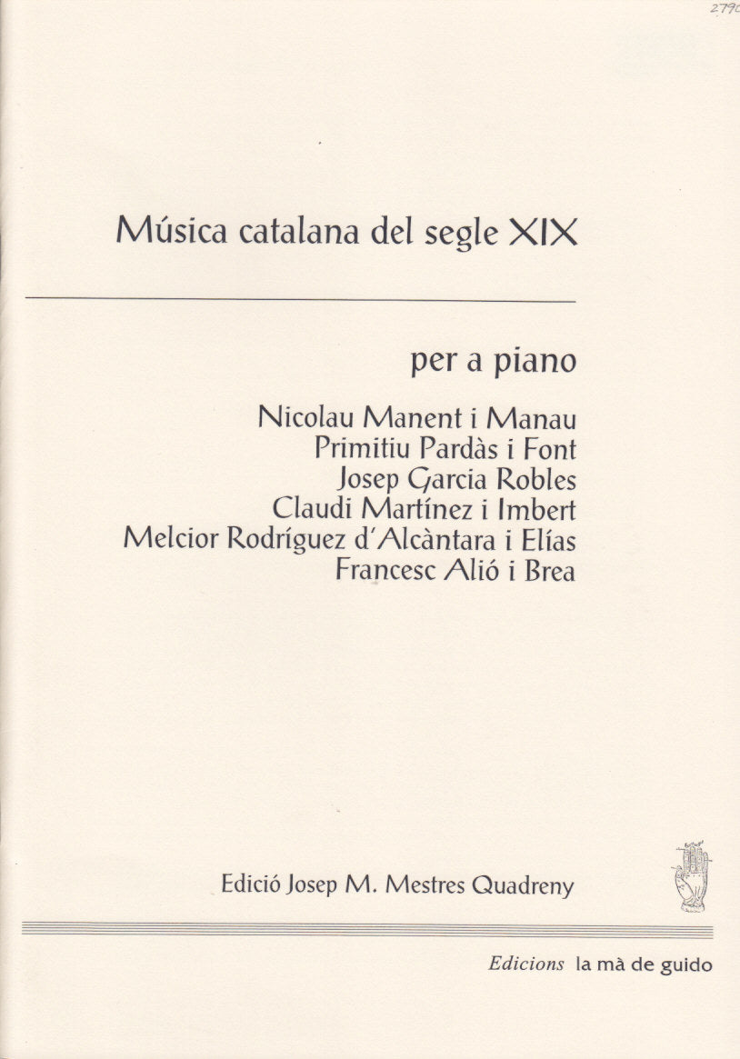 Musica catalana del segle XIX per a pian (La Ma de Guido)