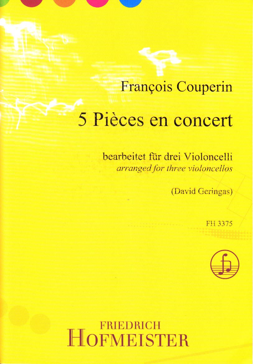 Couperin, Pieces en concert (3Vc) (Hofmeister)