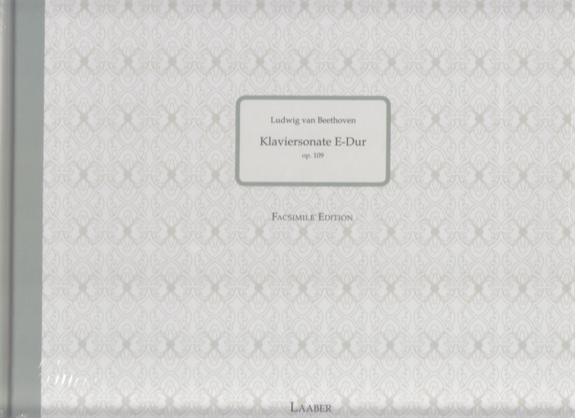 Beethoven, Klaviersonate op. 109 (Facs) (Laaber-Verlag)