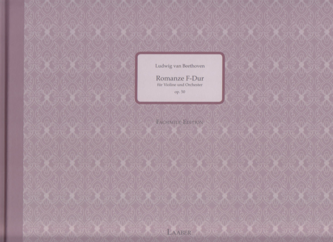 Beethoven, Romanze op. 50 (Facs) (Laaber-Verlag)