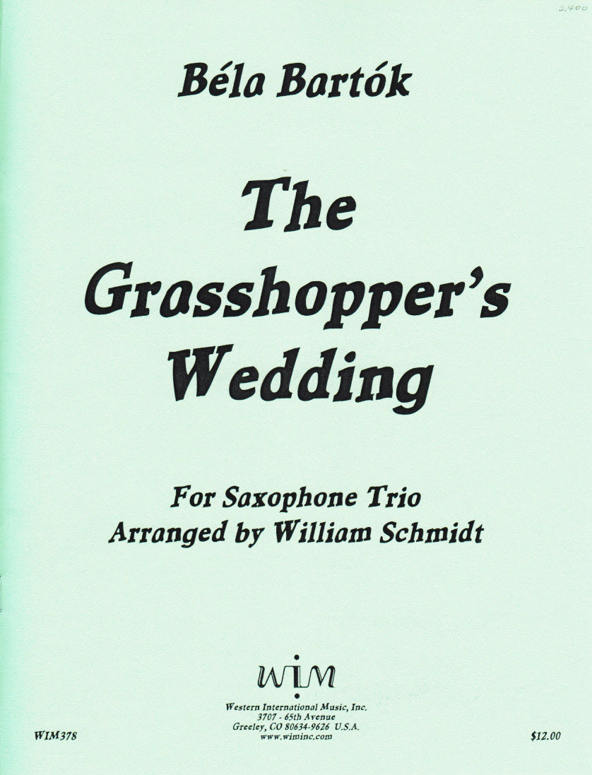 Bartok, Grasshopper's Wedding (ATBr Sax) (Western International Music)