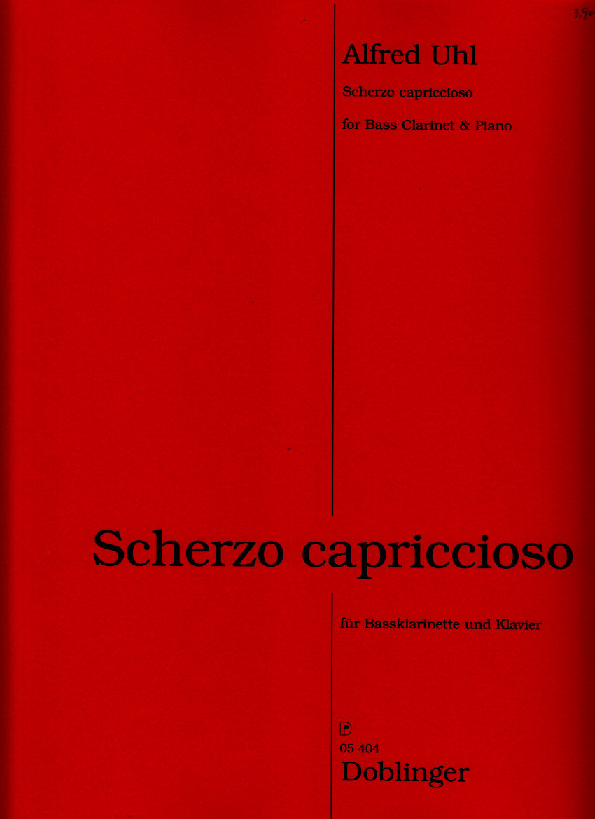 Uhl, Scherzo capriccioso (BsCl,Pf) (Doblinger)