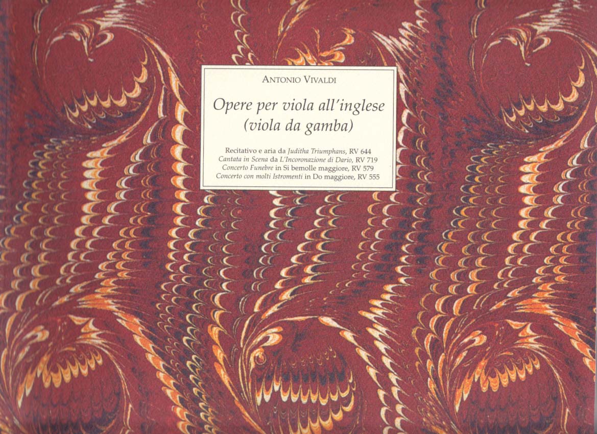 Vivaldi, Opere per viola da gamba (Facs) (S.P.E.S.)