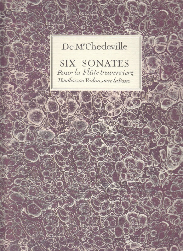 Chedeville, 6 Sonates op. 7 (Fl,Bc) Facs (S.P.E.S.)