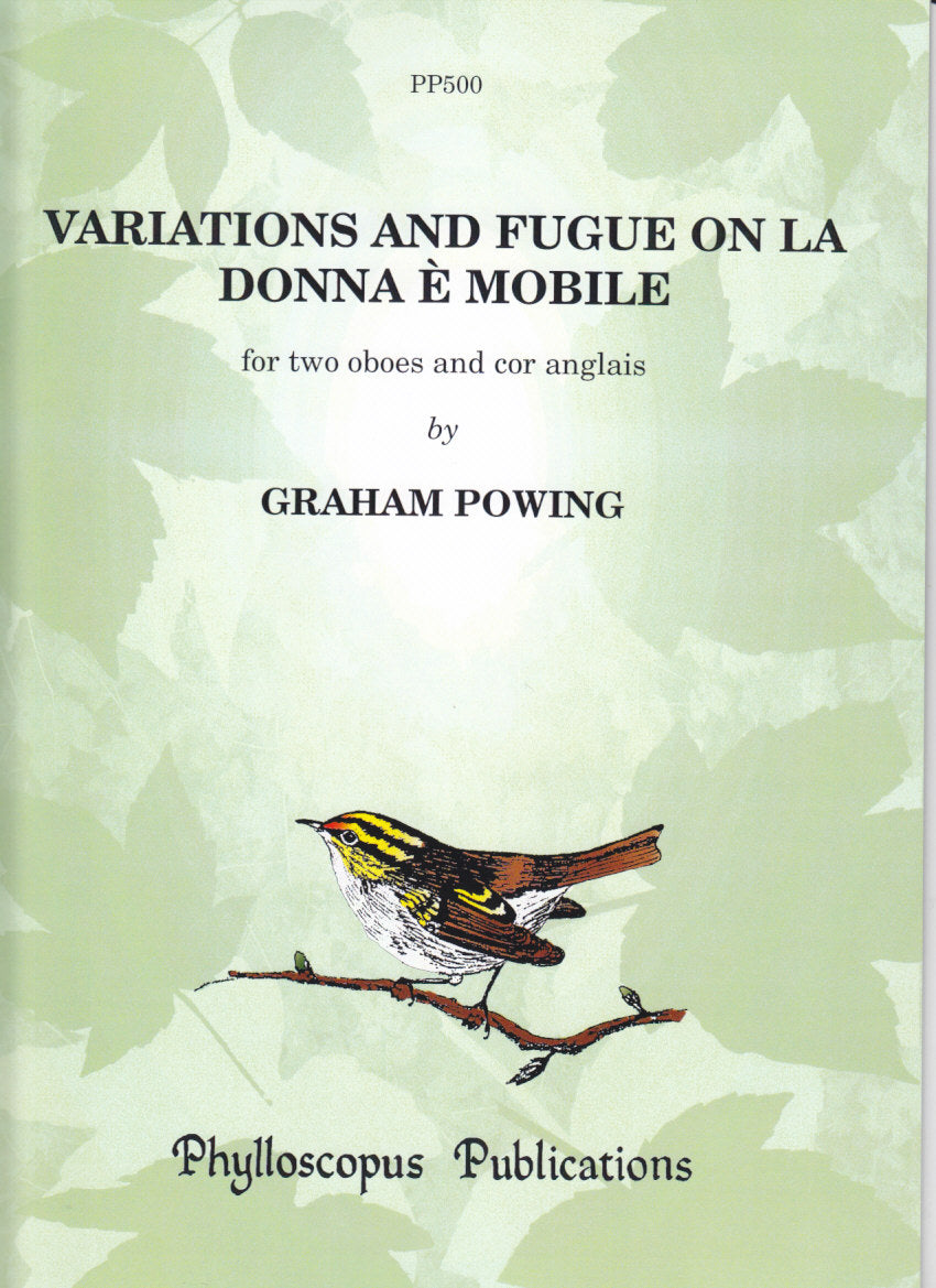 Powning, Var. & Fugue 'Donna e mobile' (Phylloscopus Publications)