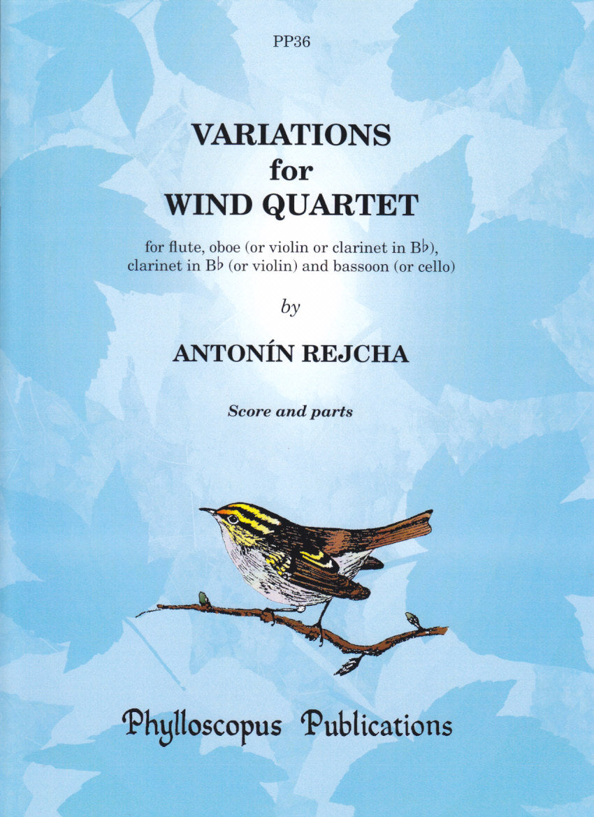 Reicha, Variations (Fl,Ob,Cl,Bn) (Phylloscopus Publications)