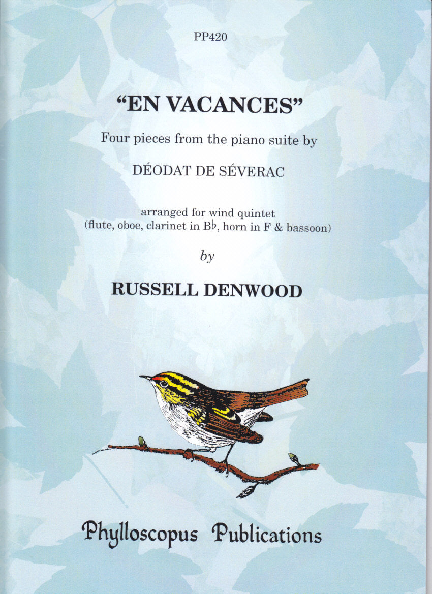 Severac, En vacances (Quintet) (Phylloscopus Publications)