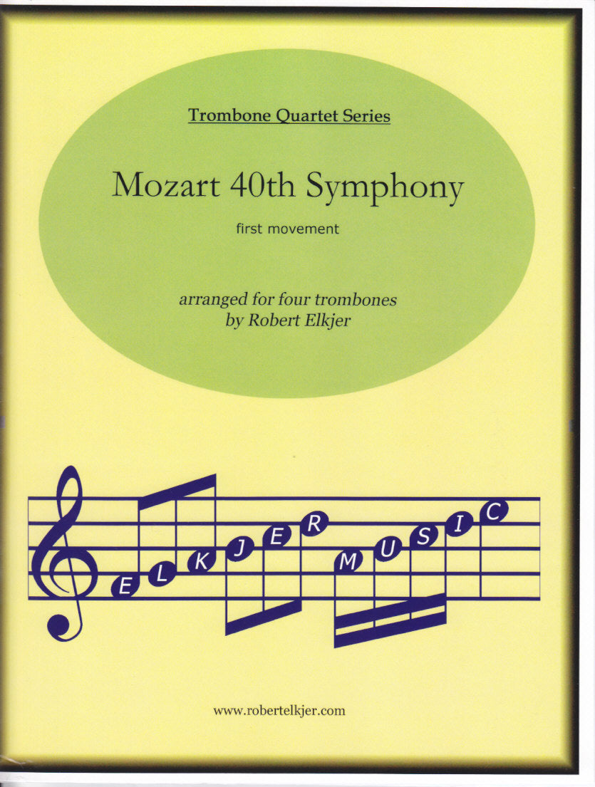Mozart, Symphony No. 40, 1st movement (Elkjer Music)