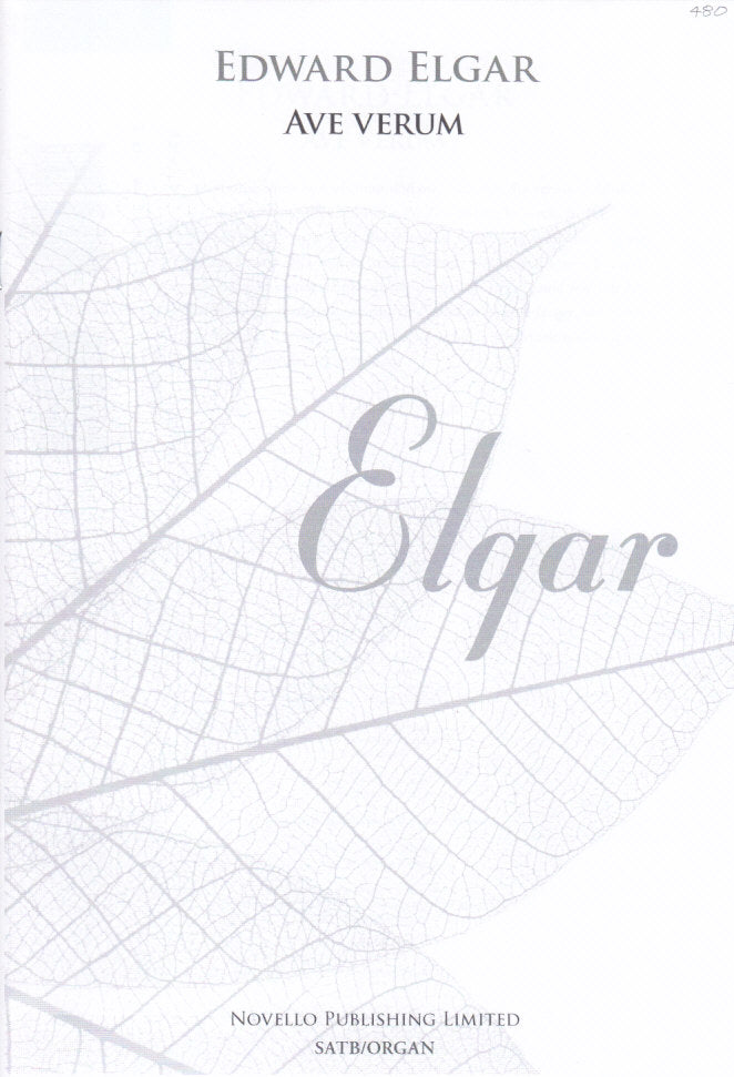 Elgar, Ave verum op. 2/1 (STB,Org) (Novello)