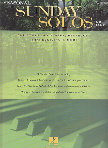 Seasonal Sunday Solos for Piano (Hal Leonard)