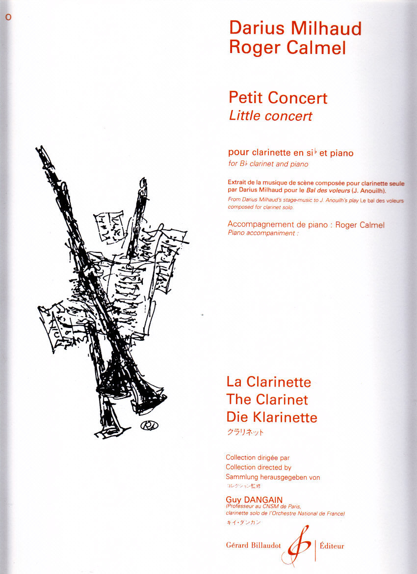 Milhaud, Petit Concert 'Bal des voleurs' (Billaudot)